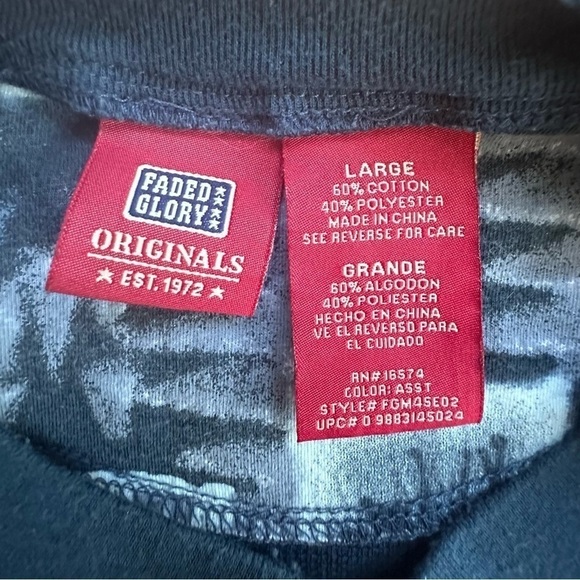 Faded Glory Long Sleeve Henley - Picture 3 of 4